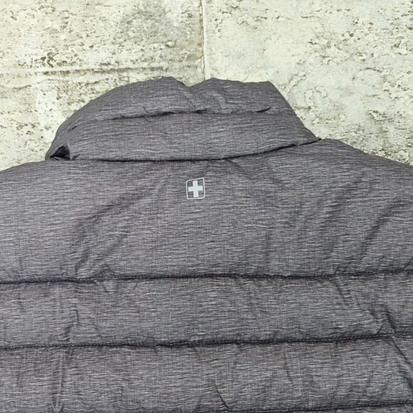 Swiss Tech Men Jacket Puffer Polyester Long Sleeve Gray Size XL 46-48 - Picture 5 of 9